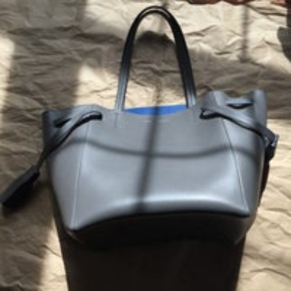 CELINE Phantom Tie Cabas Tote Small Gray Blue - Picture 2 of 2
